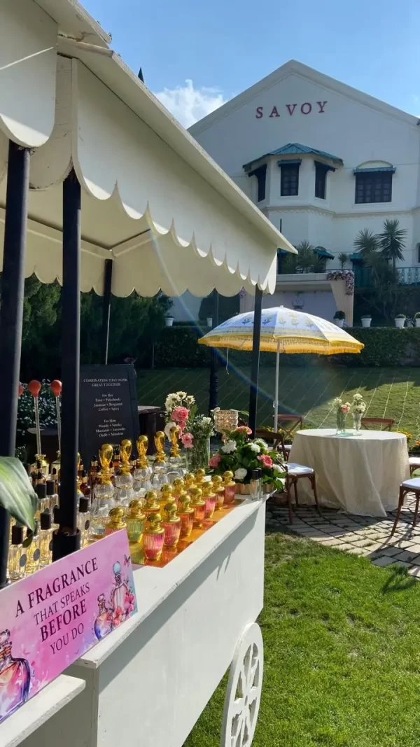 Live Perfume Designer Bar 30ml 100 guest ( WITHIN DELHI )