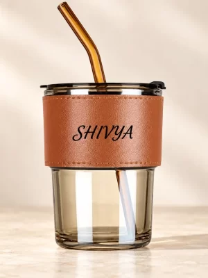 Personalised Tumbler with Straw